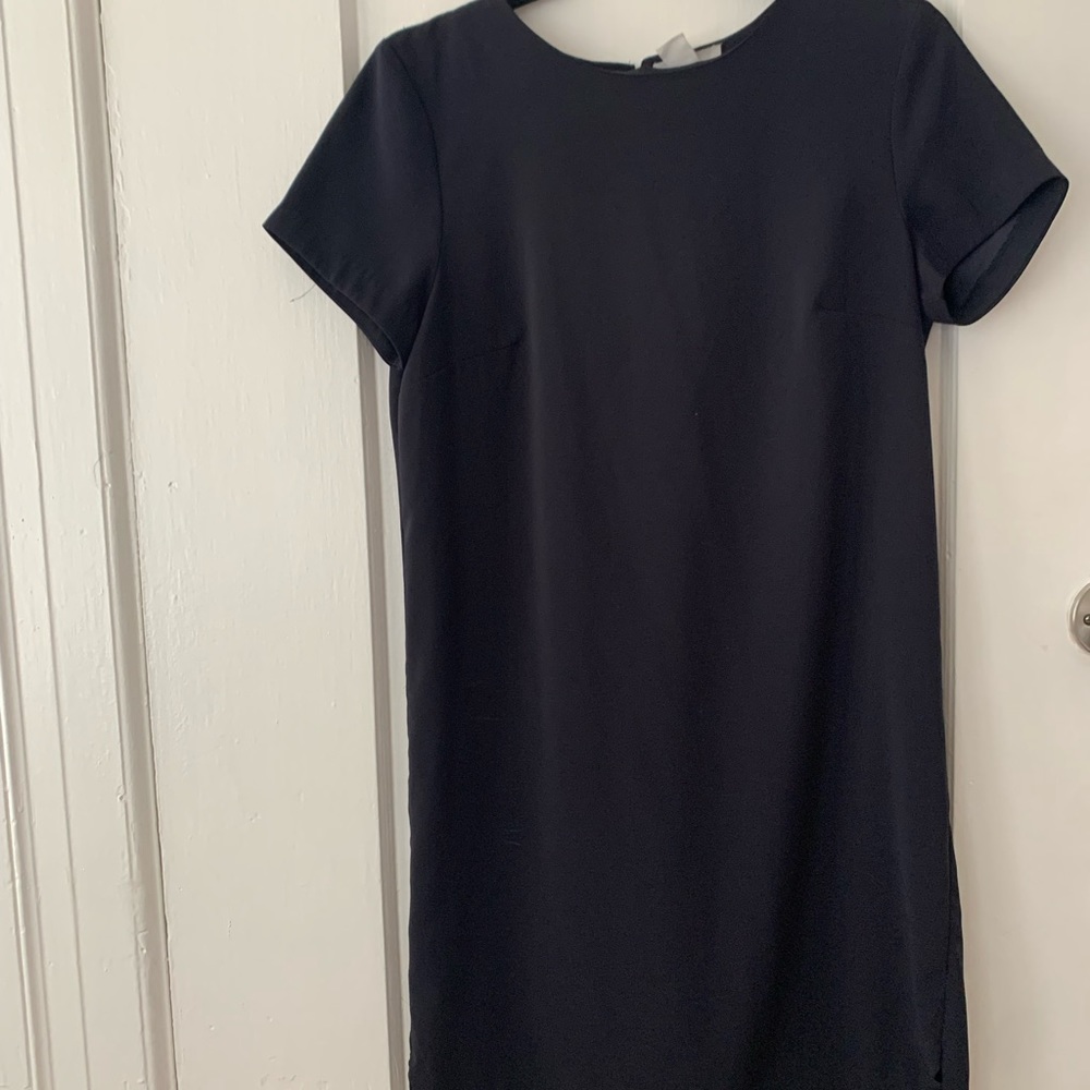 Navy Blue sleeved dress